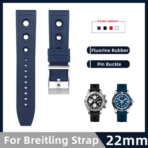 breitling 22mm strap|Breitling navitimer rubber strap.